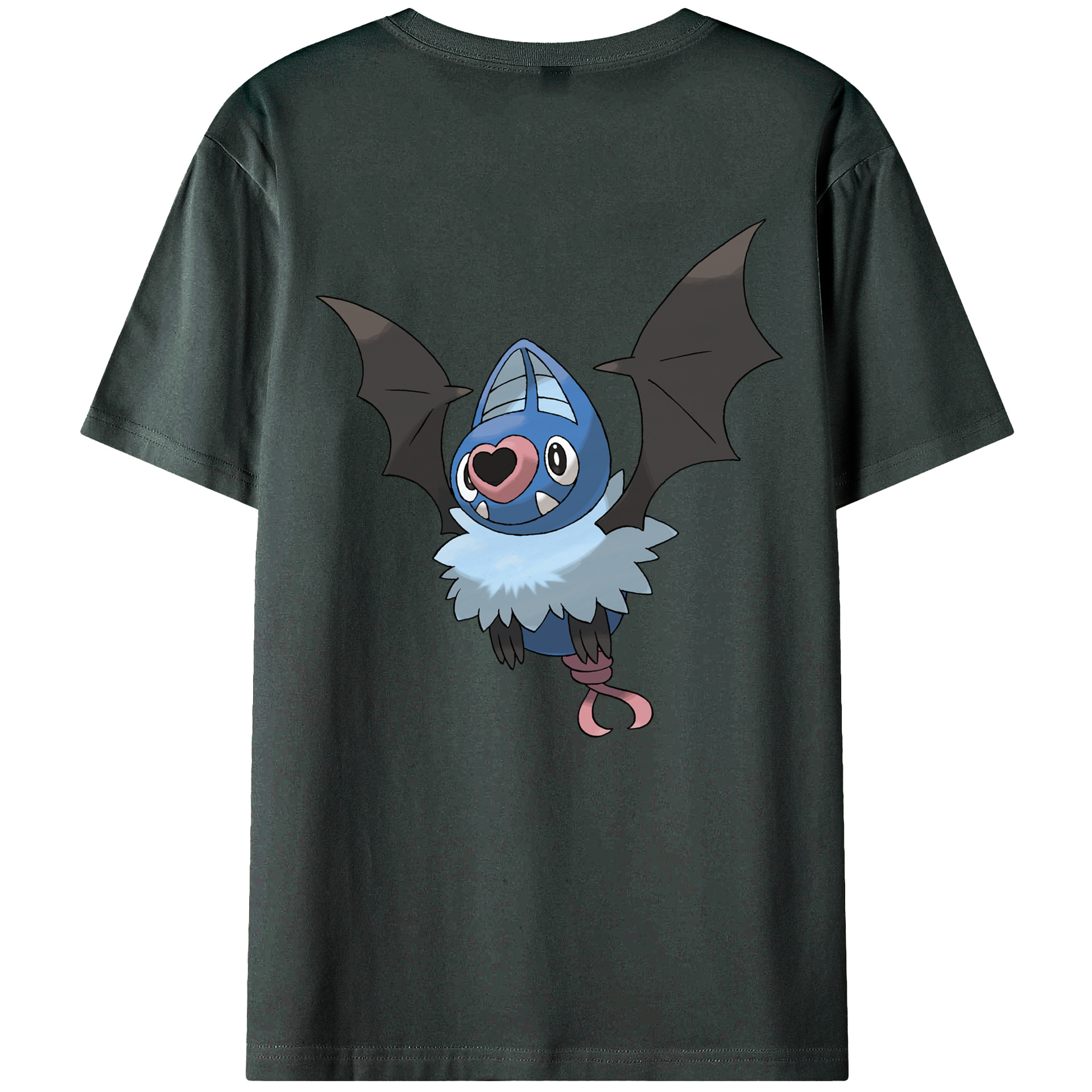 （画像用） ポケットモンスター Pokémon 綿100％ メンズ半袖Tシャツ（バックプリント） 通気性